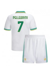 Fotbalové Dres AS Roma Lorenzo Pellegrini #7 Dětské Třetí Oblečení 2025-26 Krátký Rukáv (+ trenýrky)